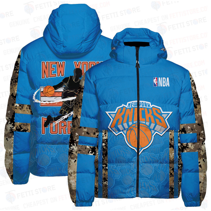 New York Knicks National Basketball Association Unisex Down Jacket STM V10