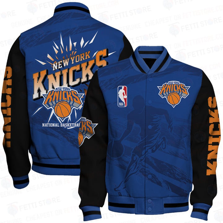 New York Knicks - National Basketball Association Print Varsity Jacket SFAT V27