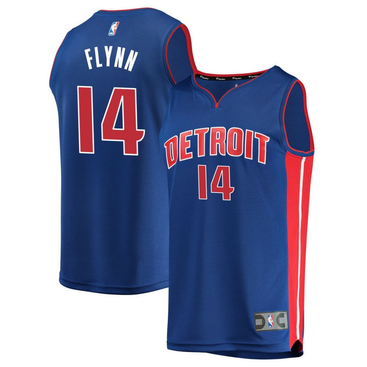 Detroit Pistons Icon Edition Swingman Jersey Blue Malachi Flynn - Unisex