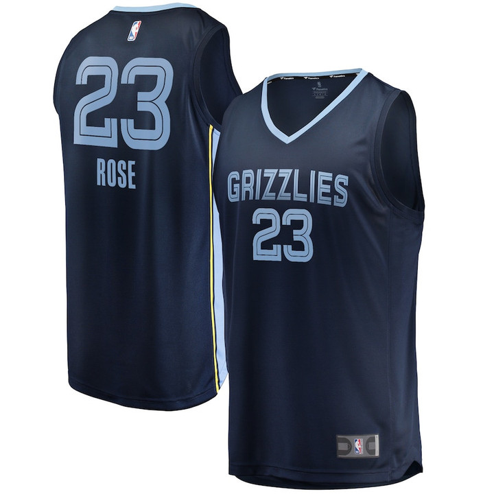 Memphis Grizzlies Icon Edition Swingman Jersey Derrick Rose - Navy