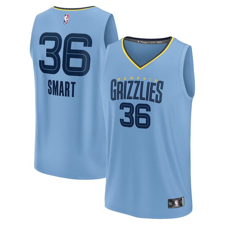 Memphis Grizzlies Icon Edition Swingman Jersey Marcus Smart - Light Blue