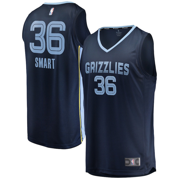 Memphis Grizzlies Icon Edition Swingman Jersey Marcus Smart - Navy