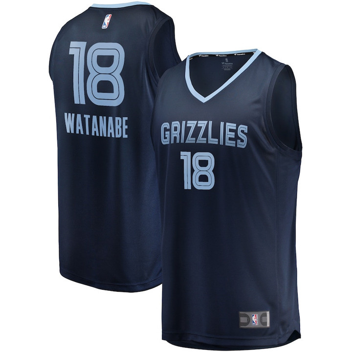Memphis Grizzlies Icon Edition Swingman Jersey Yuta Watanabe- Navy
