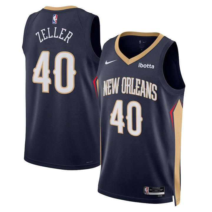 New Orleans Pelicans Icon Edition Swingman Jersey Cody Zeller - Navy