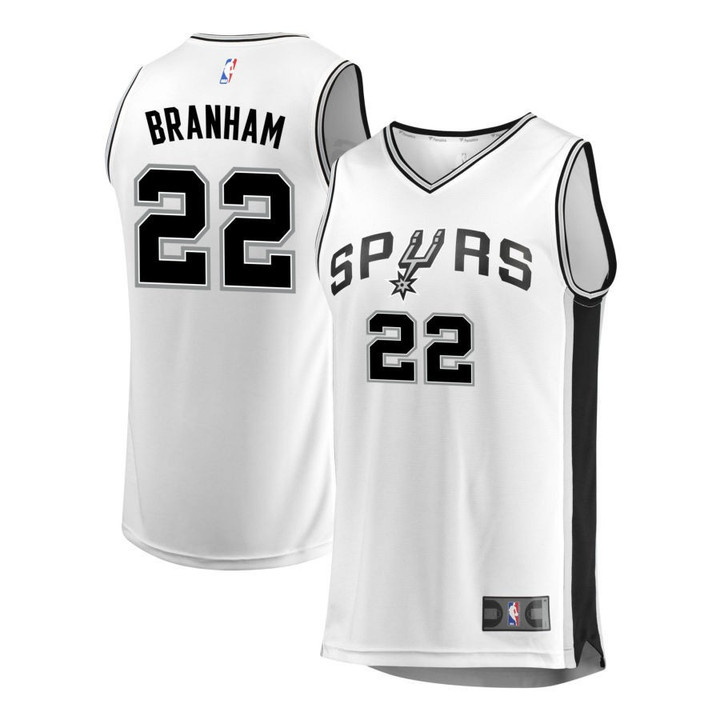 Malaki Branham 22 San Antonio Spurs Swingman Men Jersey - Statement Edition - Silver