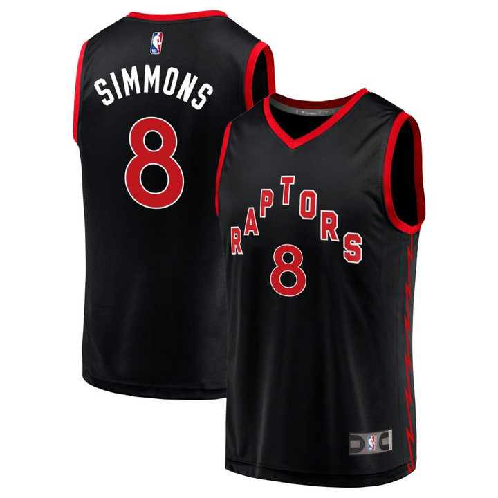 Toronto Raptors Jordan Statement Edition Swingman Jersey Kobi Simmons - Black