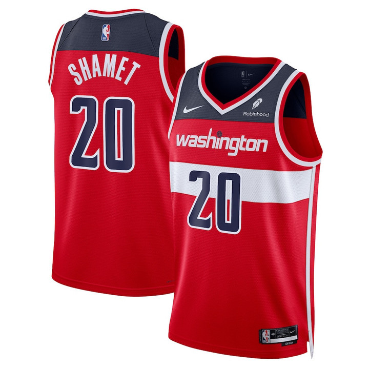 Washington Wizards Nike Icon Edition Swingman Jersey Landry Shamet - Red