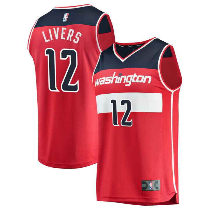 Washington Wizards Nike Icon Edition Swingman Jersey Isaiah Livers - Red