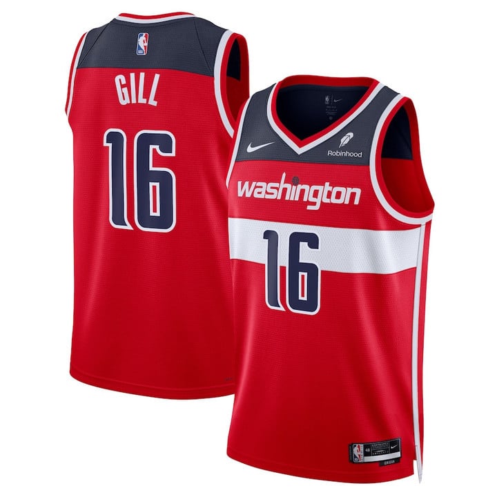 Washington Wizards Nike Icon Edition Swingman Jersey Anthony Gill - Red