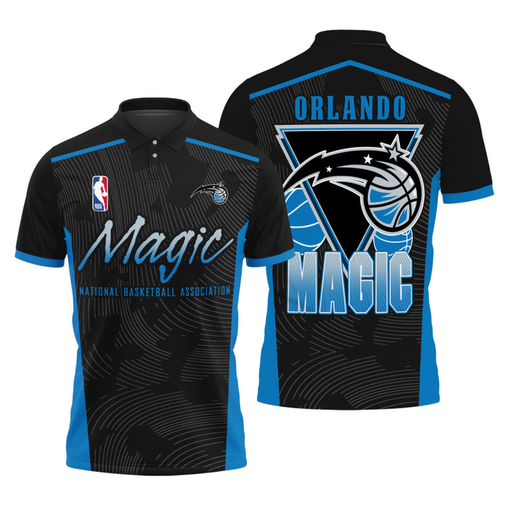 Orlando Magic Style NBA Playoffs New Design Basketball Pattern Polo Shirt