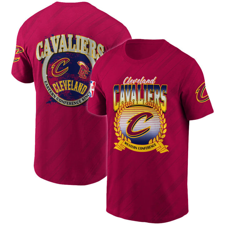 Cleveland Cavaliers NBA Playoffs New Design Basketball Pattern 3D T-Shirt V8