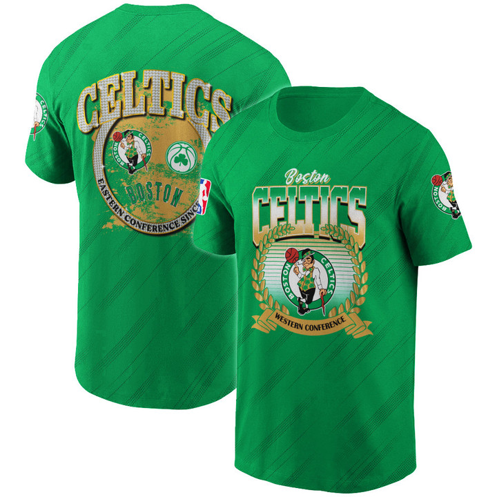 Boston Celtics NBA Playoffs New Design Basketball Pattern 3D T-Shirt V8