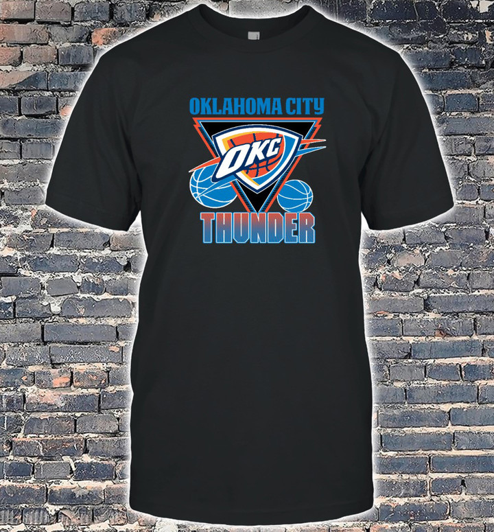 Oklahoma City Thunder Style NBA Playoffs New Design Basketball Pattern 2D T shirt