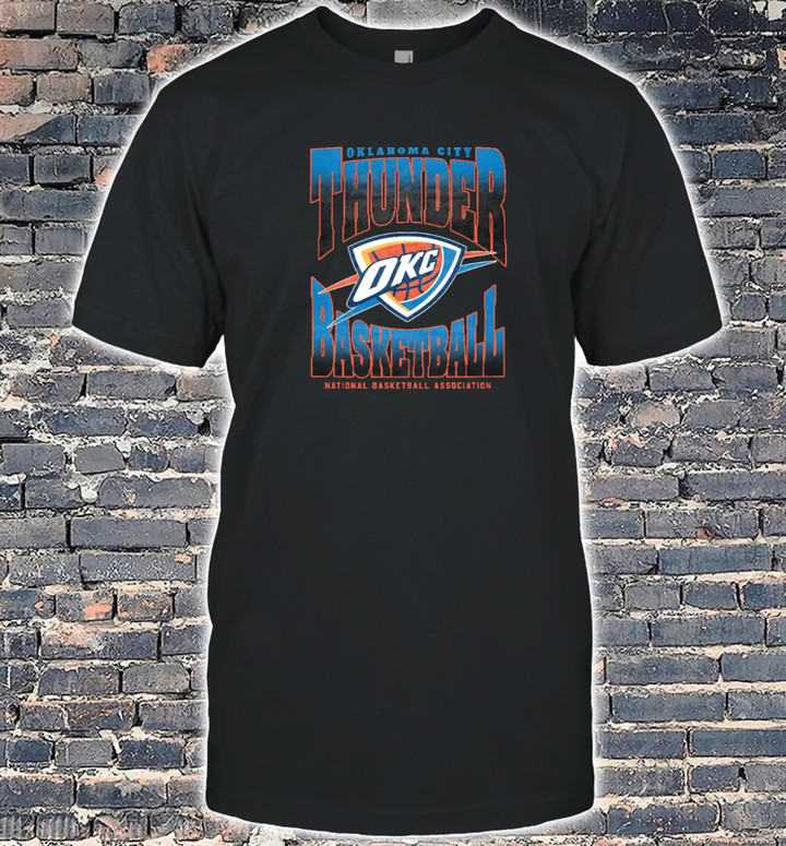 Oklahoma City Thunder NBA Playoffs New Design Basketball Pattern 2D T shirt