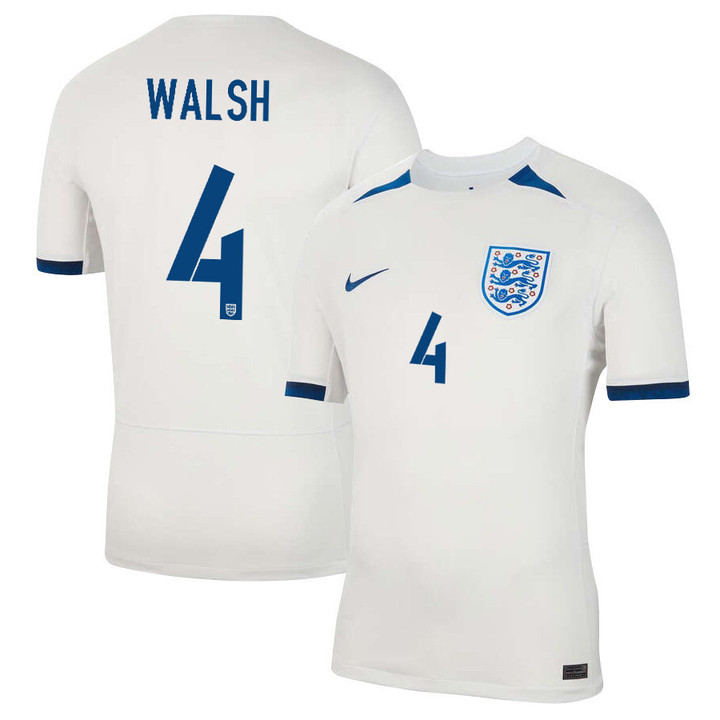 Keira Walsh 4 England Women's National Team 2023-24 World Cup Home Men Jersey