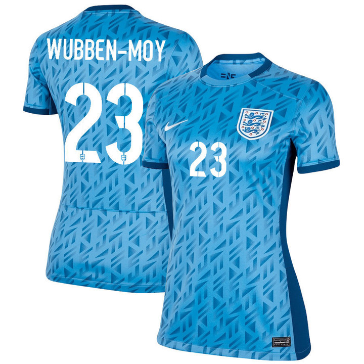 Lotte Wubben-Moy 23 England Women's National Team 2023-24 World Cup Away Women Jersey