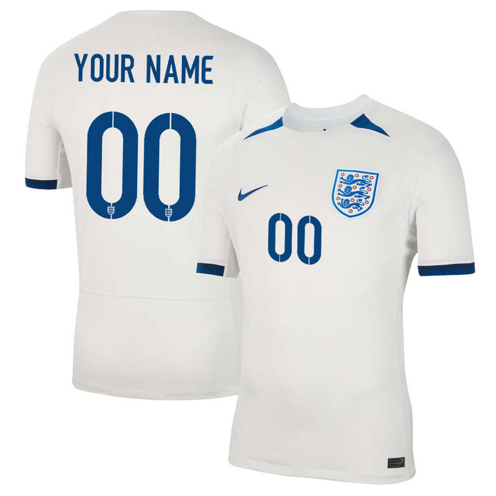 England Women's National Team 2023-24 Custom 00 Home Men Jersey