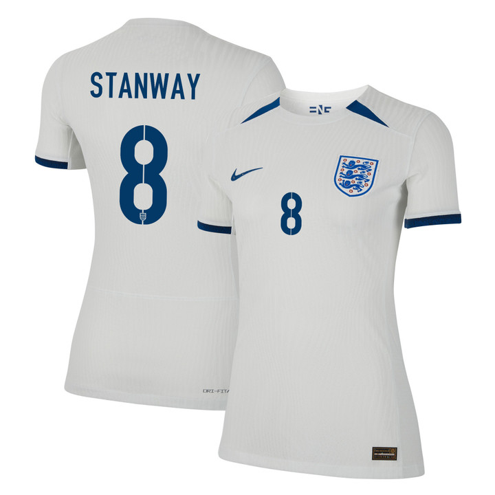 Georgia Stanway 8 England Women's National Team 2023-24 World Cup Home Women Jersey