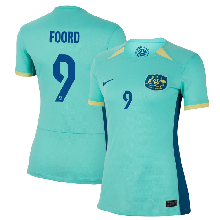 Caitlin Foord 9 Australia Women's National Team 2023-24 World Cup Away Women Jersey