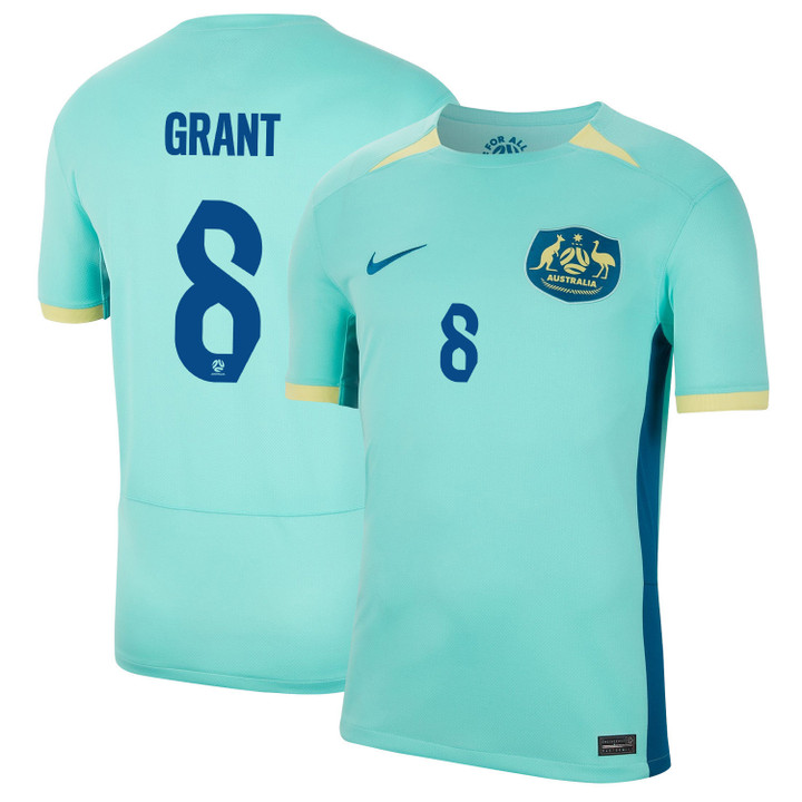 Charlotte Grant 8 Australia Women's National Team 2023-24 World Cup Away Men Jersey