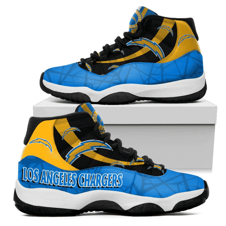 Los Angeles Chargers New National Football League Air Jordan 11 Sneakers Shoes SH1