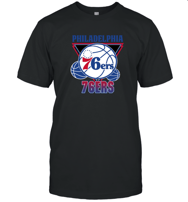 Philadelphia 76ers Style NBA Playoffs New Design Basketball Pattern 2D T shirt