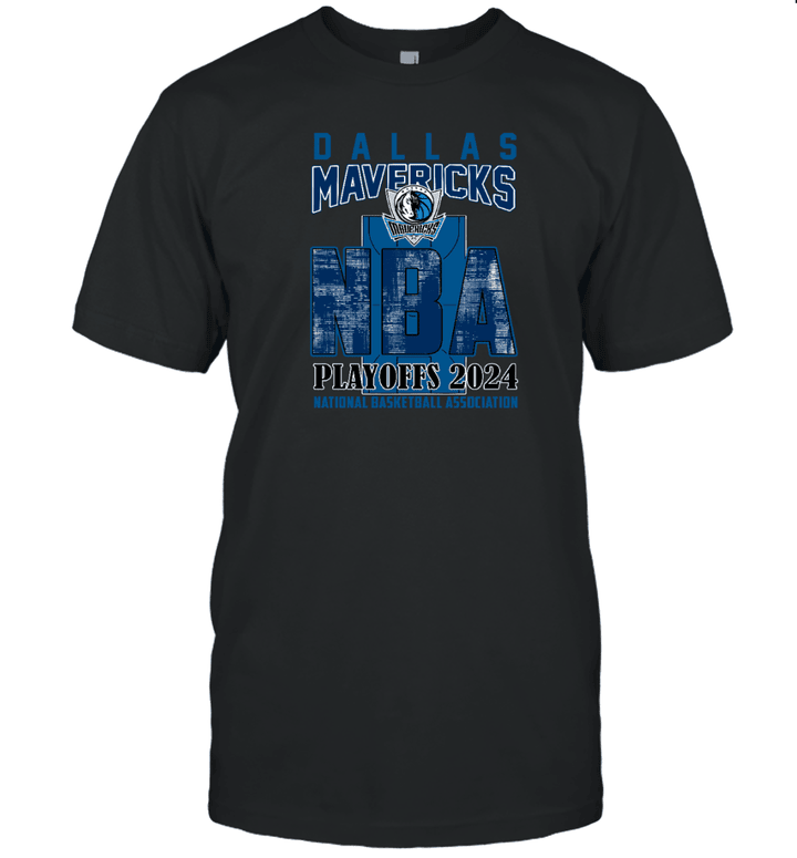 Dallas Mavericks NBA Playoffs 2024 Stadium Art 2D T Shirt