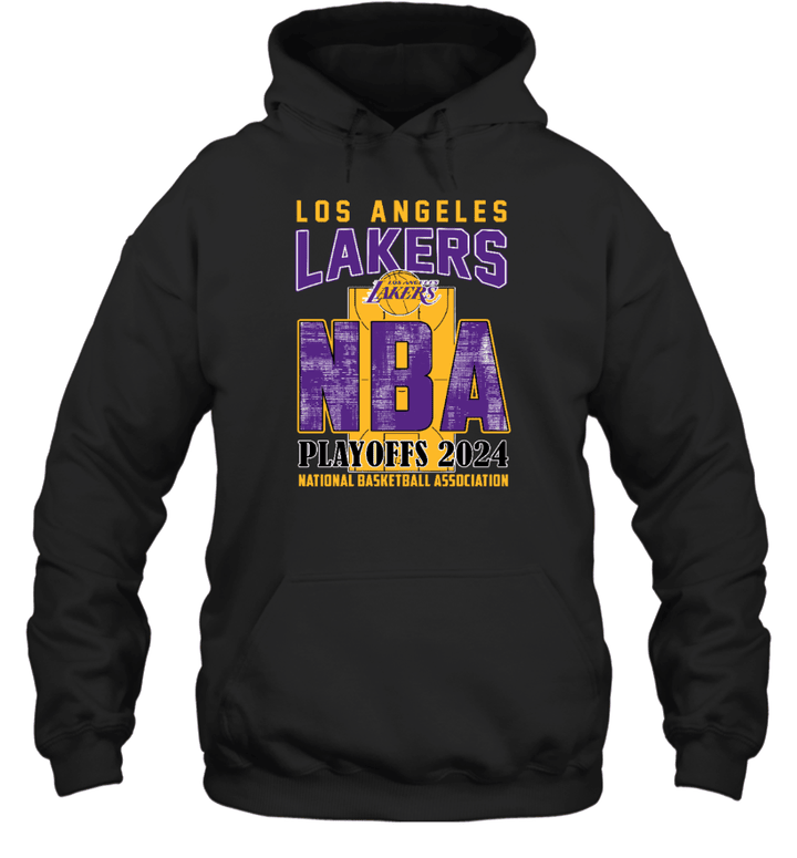 Los Angeles Lakers NBA Playoffs 2024 Stadium Art 2D Hoodie