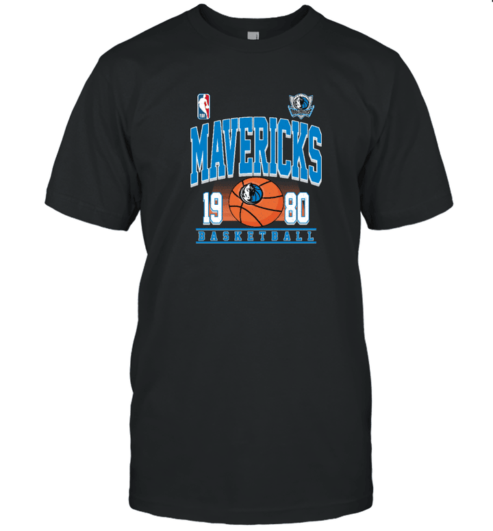 Dallas Mavericks Est NBA Basketball Pattern Print 2D T shirt