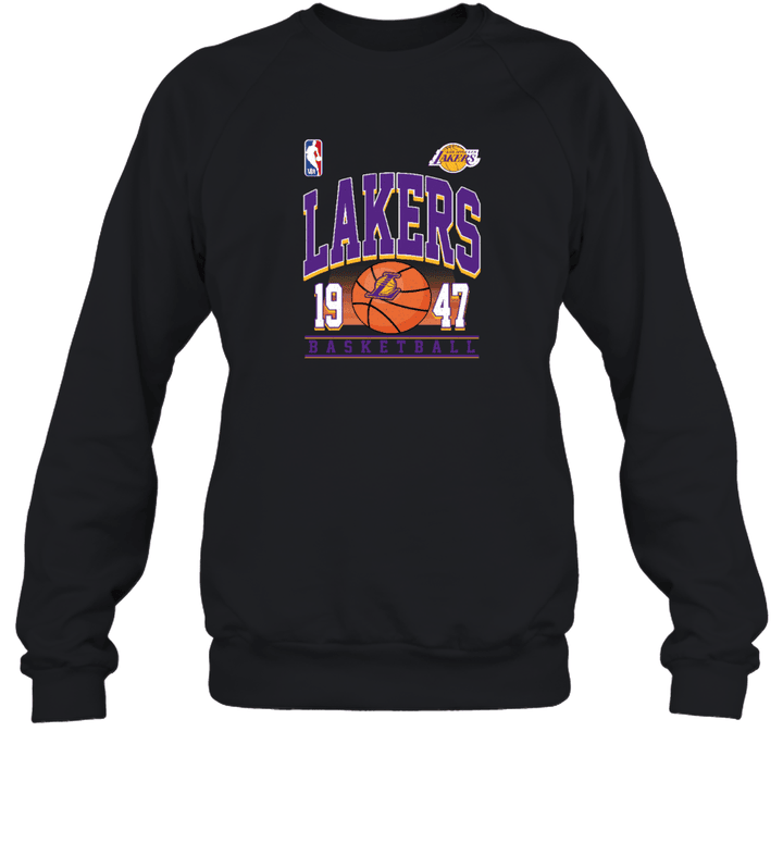 Los Angeles Lakers Est NBA Basketball Pattern Print 2D Sweatshirt