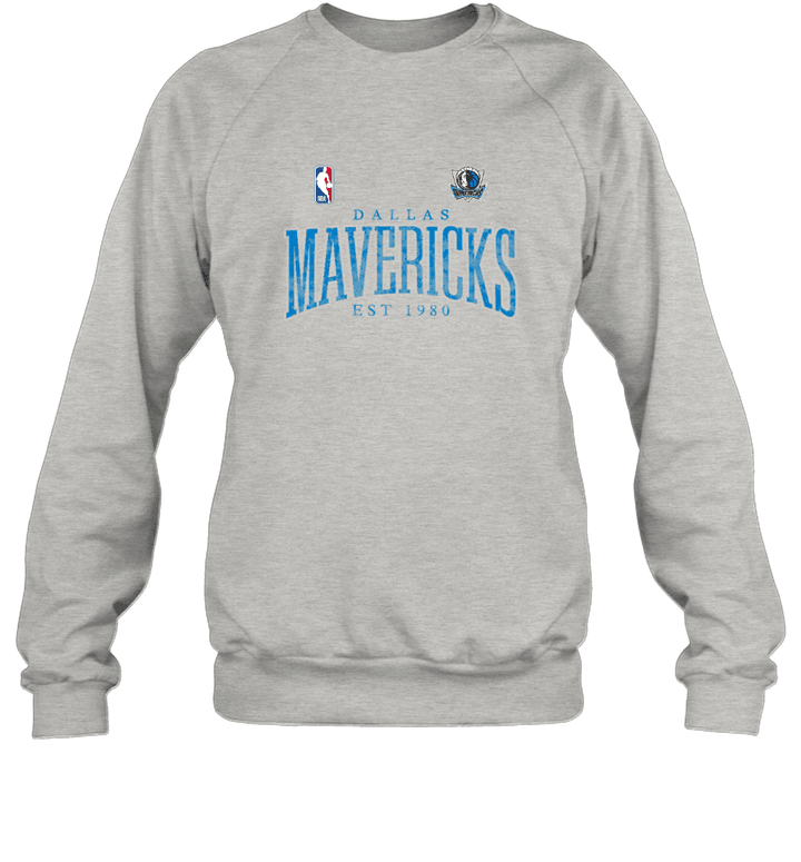 Dallas Mavericks Est NBA Basketball Logo Pattern Print 2D Sweatshirt