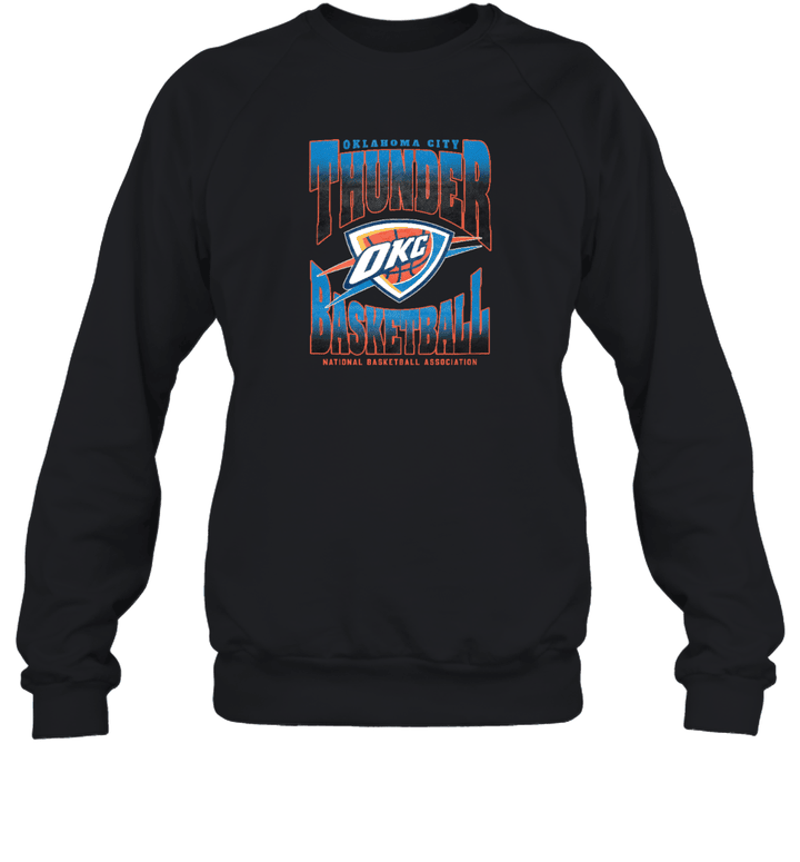 Oklahoma City Thunder NBA Playoffs New Design Basketball Pattern 2D Sweatshirt
