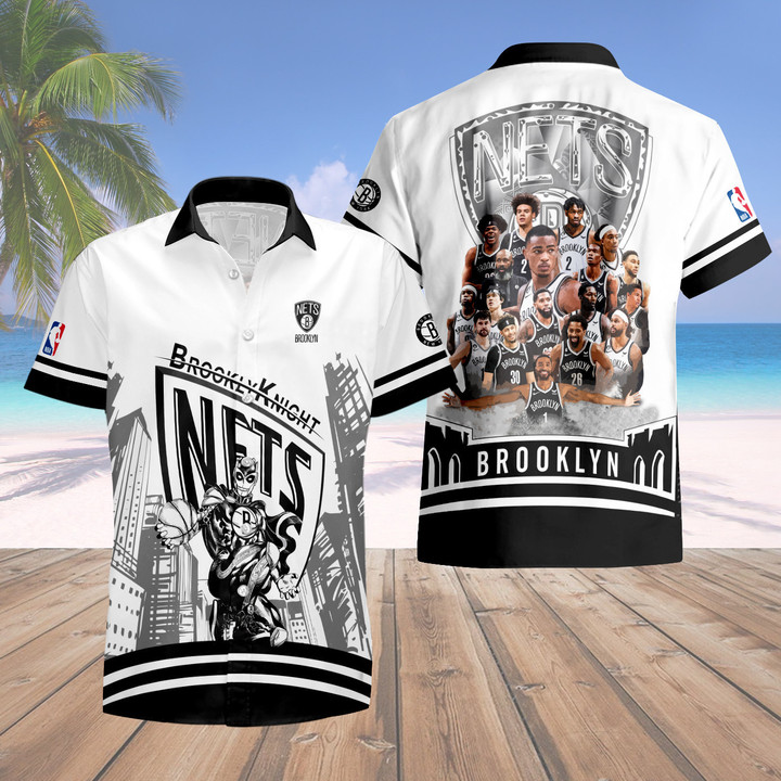 Brooklyn Nets - National Basketball Association 2023 AOP Hawaiian Shirt V8
