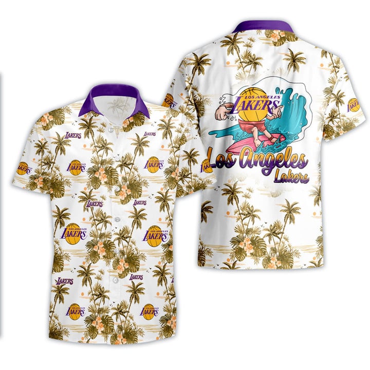 Los Angeles Lakers - National Basketball Association 2023 AOP Hawaiian Shirt V49
