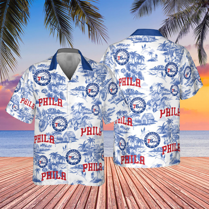 Philadelphia 76ers - National Basketball Association 2023 AOP Hawaiian Shirt V39