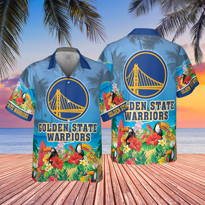 Golden State Warriors - National Basketball Association 2023 AOP Hawaiian Shirt V68