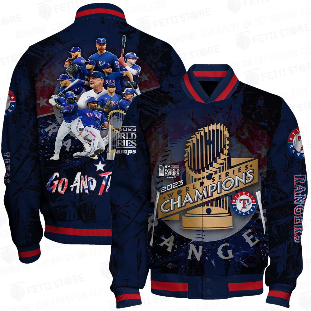 Texas Rangers World Series Champions Baseball Varsity Jacket