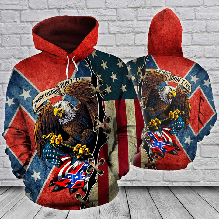 These Colors Do Not Run - Eagle Hoodie