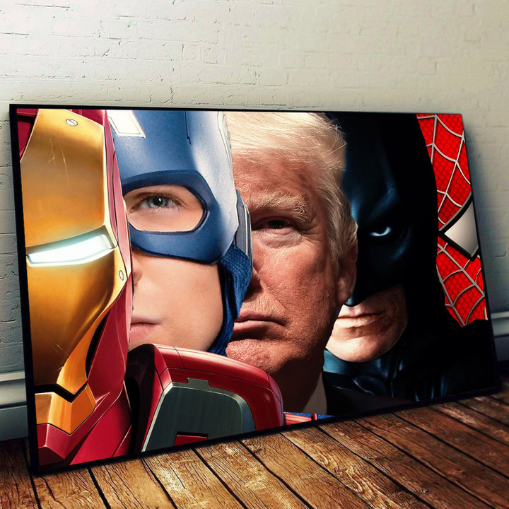 Trump Superhero Poster