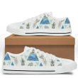 Abstract Grunge , Boho Pattern Low Top Shoes, Unisex Sneakers, Men And Women Low Top Sneakers