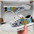 Autism Mom,Low Top Canvas Shoes,Low Top Shoes,Low Top Sneakers,Gift For Mom