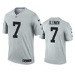 Oakland Raiders Mike Glennon Silver Inverted Legend Jersey - Cfjersey.store
