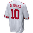 Jimmy Garoppolo San Francisco 49ers Nike Super Bowl LIV Game Jersey - White - Cfjersey.store