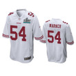 San Francisco 49ers Fred Warner White Super Bowl LIV Game Jersey - Cfjersey.store