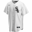 Chicago White Sox Nike Home 2020 Replica Custom Jersey - White/Black - Cfjersey.store