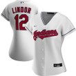 Francisco Lindor Cleveland Indians Nike Women's Home 2020 Replica Player Jersey – White - Cfjersey.store