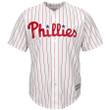 Rhys Hoskins Philadelphia Phillies Majestic Home Official Cool Base Player Jersey - White - Cfjersey.store