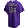 Nolan Arenado Colorado Rockies Nike Alternate 2020 Replica Player Jersey – Purple - Cfjersey.store
