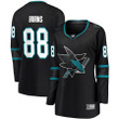Brent Burns San Jose Sharks Fanatics Branded Women's Alternate Breakaway Player Jersey - Black - Cfjersey.store