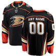 Anaheim Ducks Fanatics Branded Youth Home Breakaway Custom Jersey - Black - Cfjersey.store